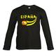 Supportershop Fußball-T-Shirt – Spanien – Kinder 8 Jahre Schwarz (Schwarz M/L)