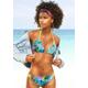Triangel-Bikini-Top VENICE BEACH "Hanni" Gr. 36, Cup C/D, blau (blau, bedruckt) Damen Bikini-Oberteile Ocean Blue