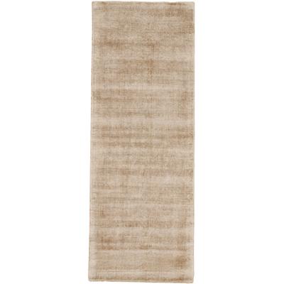 Teppich CARPETFINE "Ava Viskoseteppich", beige, B:80cm H:13mm L:400cm, Viskose, Teppiche, Seidenoptik, leichter Glanz, auch als Läufer erhältlich Image