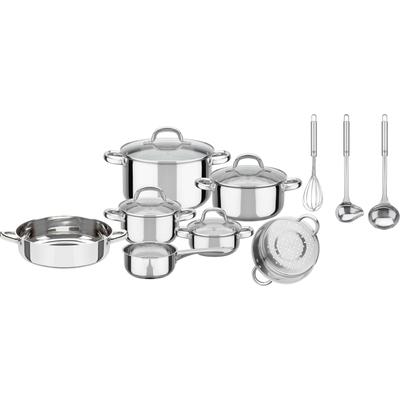 Topf-Set GSW "Montreal", silber (silberfarben), Töpfe, Induktion Image