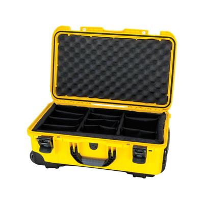 Nanuk 935 Protective Hard Case w/ Padded Divider 22in Yellow 935S-020YL-0A0