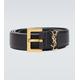 Saint Laurent Slim leather belt