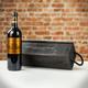 Château d'Issan Blason d'Issan Margaux Red Wine in Personalised Black Sliding Lid Wooden Gift Box - Engraved with your message