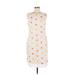 R&K Casual Dress - Mini High Neck Sleeveless: White Dresses - Women's Size 8