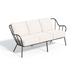 Oxford Garden Malti 75.75" Wide Outdoor Patio Sofa w/ Sunbrella Cushions Metal/Rust - Resistant Metal/Sunbrella® Fabric Included | Wayfair