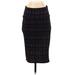 Lularoe Casual Midi Skirt Calf Length: Black Bottoms - Women's Size Small