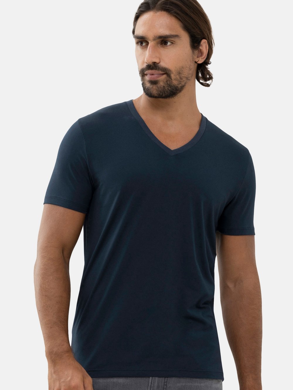 Mey Unterhemd Herren marine, S Image