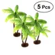 Mini plante de palmier en plastique micro paysage décor d'aquarium bricolage plantes