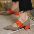 Mary-Chaussures à essence pointues pour femmes Escarpins à talons hauts Parker Party Design de