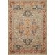 Alexander Home Luxe Antiqued Distressed Boho Area Rug 9 6 x 12 6 Oriental Geometric Diamond 9 x 12 Accent Indoor Living Room Bedroom Dining