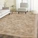 Latepis Beige Living Room Rugs Faux Sheepskin Fur Rug 6x9 Area Rugs for Bedroom Fluffy Washable Rug Large Rug for Kids Room Nursery Rug Fuzzy Floor Rug Home Decor Rectangle