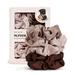 Kitsch Satin Hair Scrunchies for Women - Softer than Silk Scrunchies for Hair 5 Pack (Cameo)