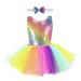LOVEBAY Girls Tutu Dress Tulle Evening Wedding Birthday Party Dresses Ball Gown Princess Dresses