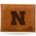Brown Nebraska Huskers Personalized Billfold Wallet