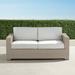 Palermo Loveseat with Cushions in Dove Finish - Indigo, Quick Dry - Frontgate