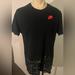 Nike Shirts | Nike Premium Finish Athletic Cut Black & Red Logo T-Shirt X Size : Xl | Color: Black/Red | Size: Xl