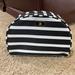 Kate Spade Bags | Kate Spade Dawn Dome Cosmetic Bag Black & White Stripes Zip Closure Spade Logo | Color: Black/White | Size: Os