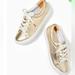 Lilly Pulitzer Shoes | Lilly Pulitzer Women Shoes | Lux Hallie Sneaker Gold Metallic Size 6 New | Color: Gold | Size: 6