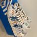 Adidas Shoes | Hand Splatter Painted Adidas Size 9 Men’s The Clean Classics Stan Smith | Color: Blue/Orange | Size: 9