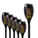 Solar Powered Dancing Flame Tiki Torch Lights (6-Pack)