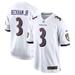 Men's Nike Odell Beckham Jr. White Baltimore Ravens Game Jersey