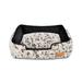 P.L.A.Y. Loungebed Celestial Bolster Synthetic Material in Black/White | 7 H x 19 W x 24 D in | Wayfair PY3015ASF