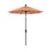 Joss & Main Brent 7.5' Market Sunbrella Umbrella Metal in Orange/Brown | Wayfair 3DF6B512F9034BF098933F1EC14EF996