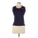 Nike Active Tank Top: Purple Color Block Activewear - Women's Size Medium