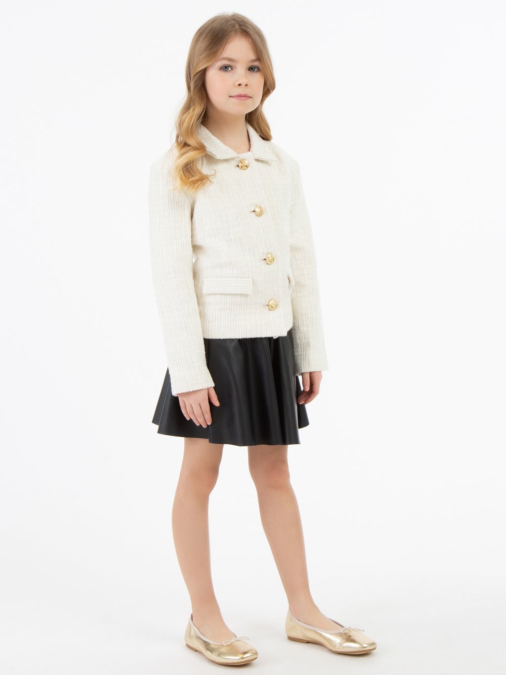 Faina Blazerjacke Mädchen weiß, 140 Image