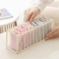 Organisateur de sous-vêtements à 11 grilles en tissu pliable multi-usages diviseur de