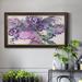 Ivy Bronx Dewy Dewy Lavender Floral Splendor II - Single Picture Frame Print on Canvas Canvas, Solid Wood in Gray | 21 H x 37 W x 2.5 D in | Wayfair