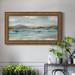 Ivy Bronx Peaceful Beach II - Single Picture Frame Painting on Canvas Canvas, Solid Wood in Gray | 21 H x 37 W x 1 D in | Wayfair