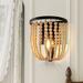 Dakota Fields Madisyn Wall Sconce Boho Light Fixture Sconces Wall Lighting Metal in Yellow | 8.26 H x 7.87 W x 3.94 D in | Wayfair