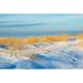 Highland Dunes Sand Dunes Under Snow by - Wrapped Canvas Photograph Metal in Blue/White | 32 H x 48 W x 1.25 D in | Wayfair