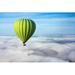 Ebern Designs Pearlann Hot Air Balloon by Carmian - Wrapped Canvas Photograph Canvas in White | 24 H x 36 W x 1.25 D in | Wayfair