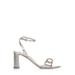 Logo Plaque Ankle-strap Sandals