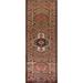 Oriental Ardebil Persian Vintage Runner Rug Hand-Knotted Wool Carpet - 3'5"x 10'7"