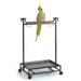 Large Deluxe Parrot Bird Play Cockatiels Stand Natural Wood Perch Stainless Steel Bowls Play Gym Play Ground Rolling Stand