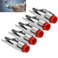 RnemiTe-amo Dealsï¼�Kitchen Appliances Kitchen Utensils 5Pcs Useful Stainless Steel Pig Nipple Automatic Sheep Waterer Drinker