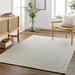 Hauteloom Puna Wool Living Room Bedroom Area Rug - Beige Gray - 9 x 12