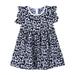 ZRBYWB Toddler Summer Girls Dresses Ruffled Sleeves Summer Floral Princess Dress Casual Dress Fashion Baby Girl Clothes