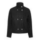 ICHI IHJANNET JA3 Damen Übergangsjacke Jacke Jacke mit Doppelknöpfen, Größe:34, Farbe:Black (194008)