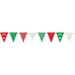 Christmas Party Decorations Party Supplies Pull Flags Pennant Cartoon Christmas Bunting Decorations Shopping Mall Hotel Scene Layout Christmas Bunting Party Supplies