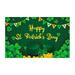 StPatrick s Day Background Cloth Flag Festival Party Decoration Irish Clovers Theme Banner 90*150cm/35.4*59in Event Dress for Women Summer S