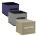 Closet Organization - Assorted Colors Collapsible Storage Containers with Handles 9x9x8 in. - 2 Pack
