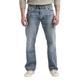 Silver Jeans Co. Herren Gordie Relaxed Fit Straight Leg Jeans, Helles Indigo, 40W / 32L