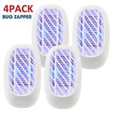 Indoor Bug Zapper Fly Zapper Mosquitos Zapper 4PACK - Electric Portable Plug in Home Insects Zapper for removes Insects Mosquitos Files Bugs Gnats Moths