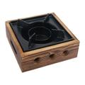 ROZYARD Barbecue Cooking Oven Outdoor Camp BBQ Cooking Furnace Wooden and Iron Material