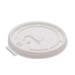 VeZee Disposable Plastic Flat Tear-Back with pinhole design Lids for White Hot Cup suitable for hot cups sized 10 oz. 16 oz & 24 oz.|250CT