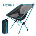 Detachable Portable Folding Moon Chair Outdoor Camping Chairs Beach Fishing Chair Ultralight Travel Hiking Picnic Seat Tools